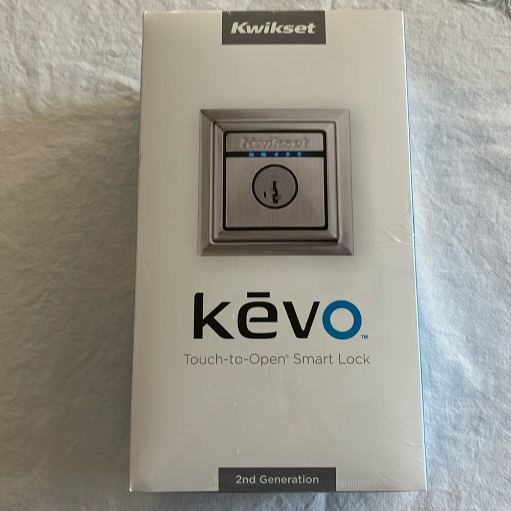 Kwikset Kevo Touch-to-Open Smart Lock - 2nd Generation - NWT